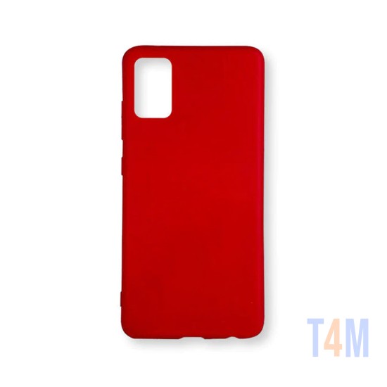 Capa de Silicone para Samsung Galaxy M51 Vermelho